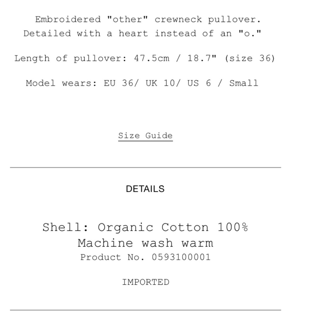 Embroidered Cropped Pullover - Picture 6 of 6